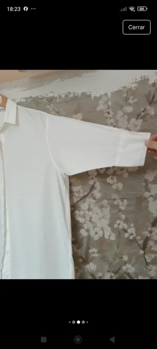 Blusón Oversize XS Blanco