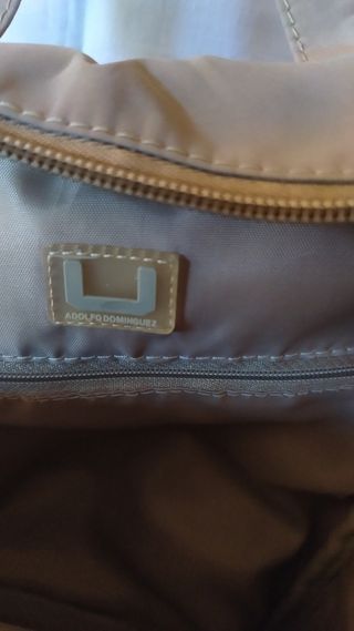 Mochila Adolfo Dominguez Beige