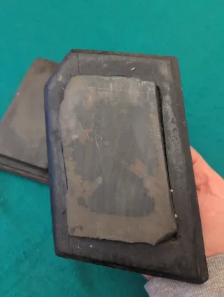 Piedras de afilar aceite antiguas