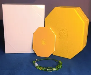 Pulsera Swarovski Verde Trébol