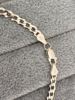 Cadena Barbada 120 60cm Plata925