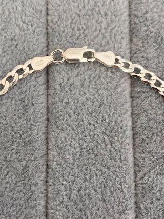 Cadena Barbada 120 60cm Plata925