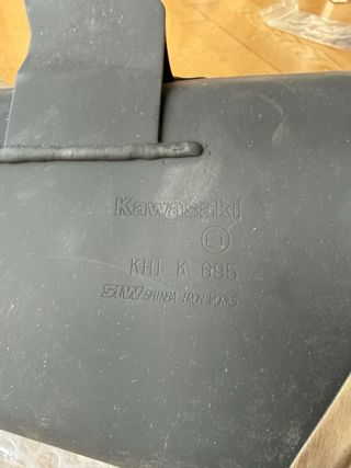 Tubo de escape moto kawasaki