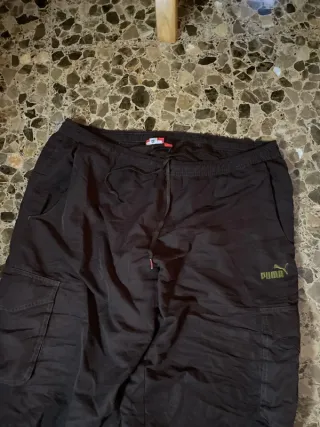Pantalón Cargo Puma Ancho Y2K Marrón Talla L