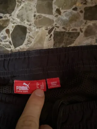 Pantalón Cargo Puma Ancho Y2K Marrón Talla L