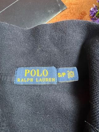 Polo Ralph Lauren Sudadera Azul Media Cremallera