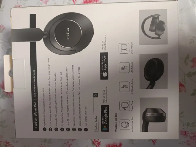 Auriculares EarFun Wave Pro ANC Negros