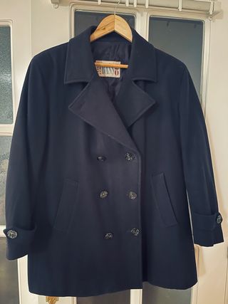 Chaquetón de paño BASSO azul