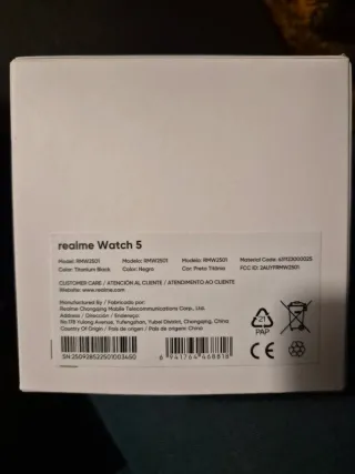 Smartwatch Realme Watch 5