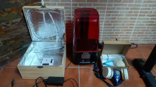 Elegoo Mars 3 Pro + Estación Curado casero