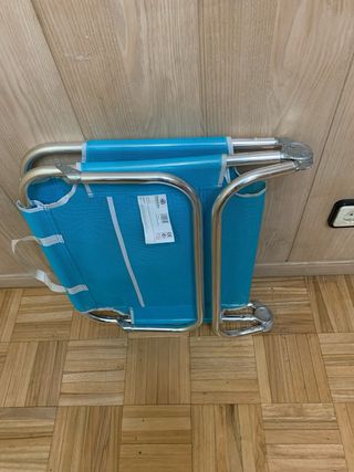 Silla Playa Plegable Azul
