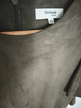 Vestido ante verde militar talla S