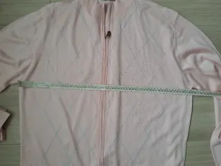 Cardigan donna zip fantasia rombi