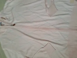 Cardigan donna zip fantasia rombi