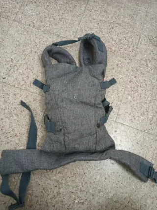 Mochila Portabebés Ergonómica Gris