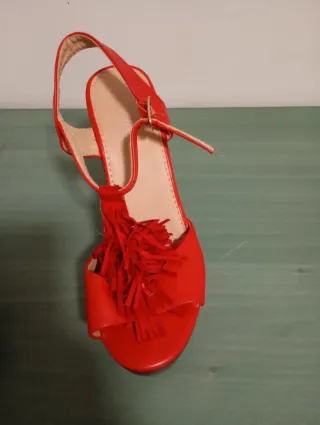 Zapatos de tacón rojos camuflaje negros beig Azul