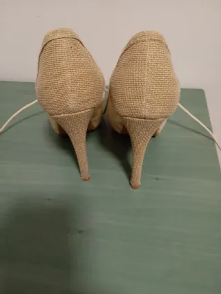 Zapatos de tacón rojos camuflaje negros beig Azul