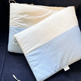 Juego de Cubre cuna bebé osito azul funda nordica