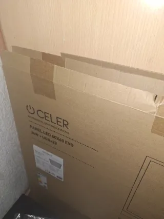 2 Paneles LED 60x60cm 42W 4200lm Celer 220v