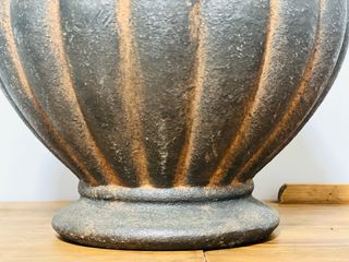 Antigua gran  copa francesa de hierro