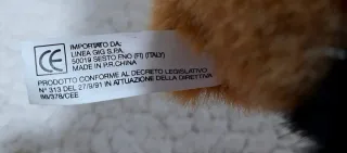 Peluche Commissario Rex Vintage GIG