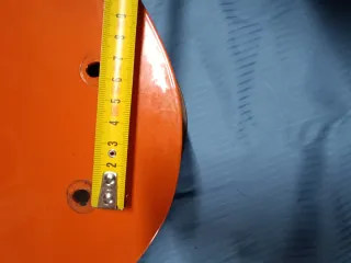 Parafango Anteriore Custom Arancione