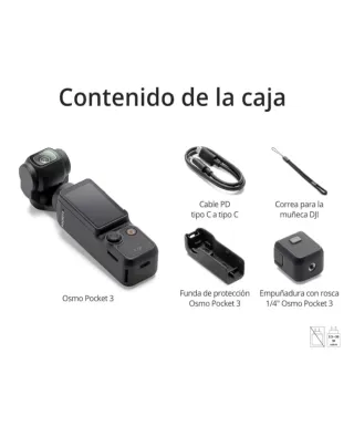 DJI Osmo Pocket 3 Cámara 4K