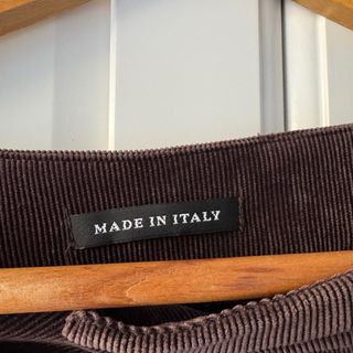 Gonna velluto a costine Made in Italy vintage