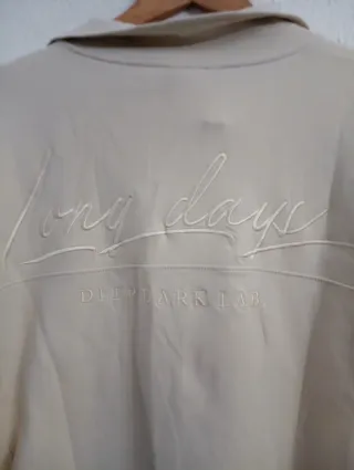 Sudadera Pull&Bear Oversize Beige Talla S