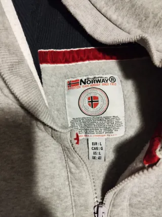 Sudadera Geographical Norway Talla L
