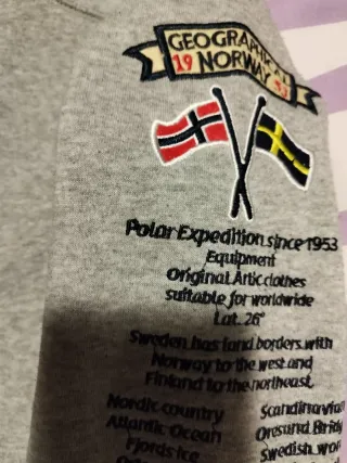 Sudadera Geographical Norway Talla L