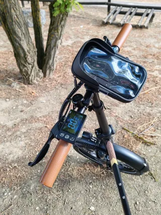 Bicicleta Eléctrica Plegable eBike Negra