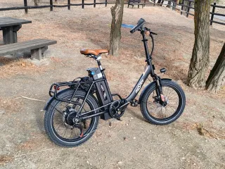 Bicicleta Eléctrica Plegable eBike Negra