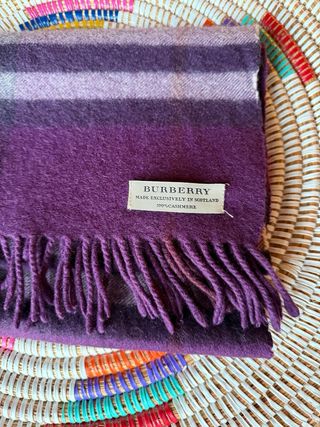 Sciarpa Burberry 100% Cashmere Made in Scotland