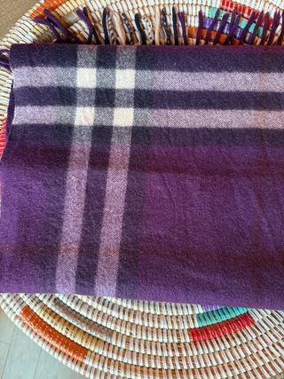 Sciarpa Burberry 100% Cashmere Made in Scotland