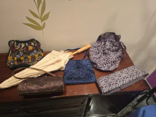 Conjunto Modernista Bolsos y Sombrilla