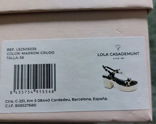 Sandalias Lola Casademunt Mujer