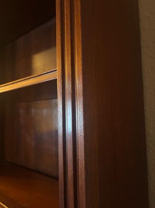 Librería vintage de madera maciza