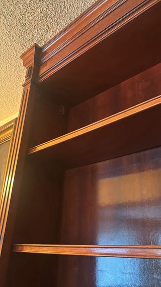 Librería vintage de madera maciza