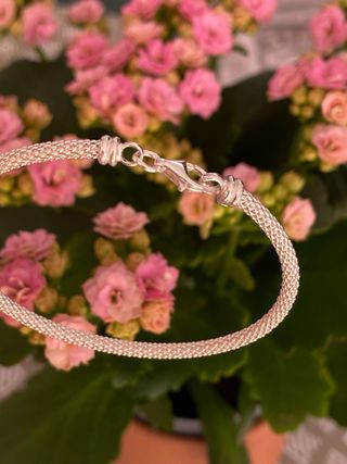 Pulsera Plata 925 Koreana Rígida