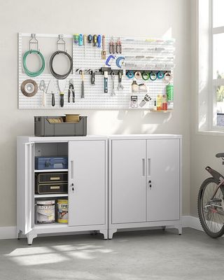 SONGMICS Archivador Metálico Blanco