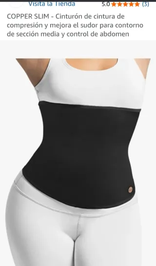 Faja Reductora COPPER SLIM Negra