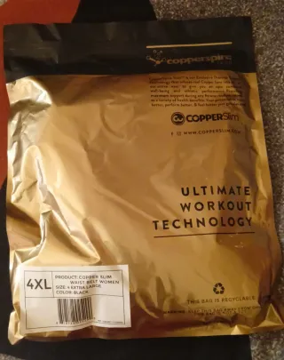 Faja Reductora COPPER SLIM Negra