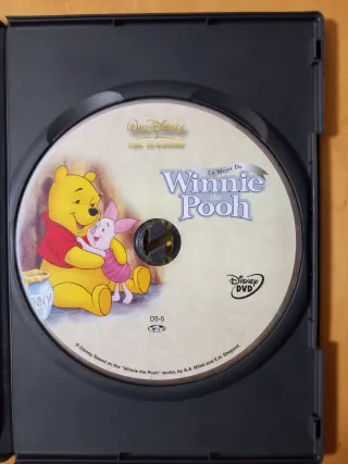 Pack 5 Películas DVD Winnie the Pooh + 1 GRATIS