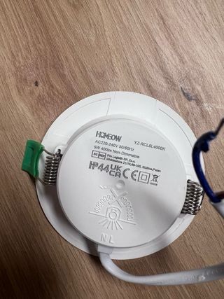 Foco Downlight LED Luz Neutra Blanco