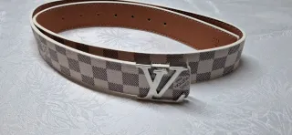 Cintura Louis Vuitton Bianco e Grigio