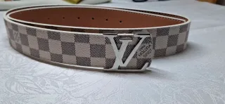Cintura Louis Vuitton Bianco e Grigio