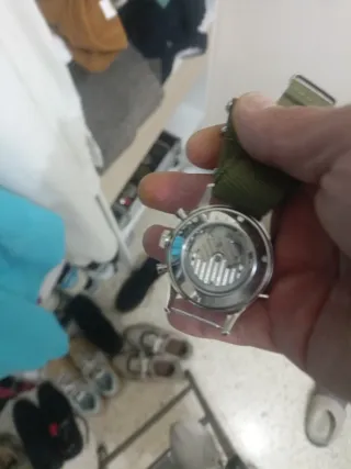 Reloj Red Star con correa verde