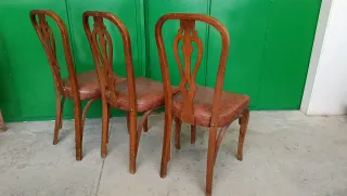 Juego de 3 sillas de salón