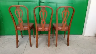 Juego de 3 sillas de salón
